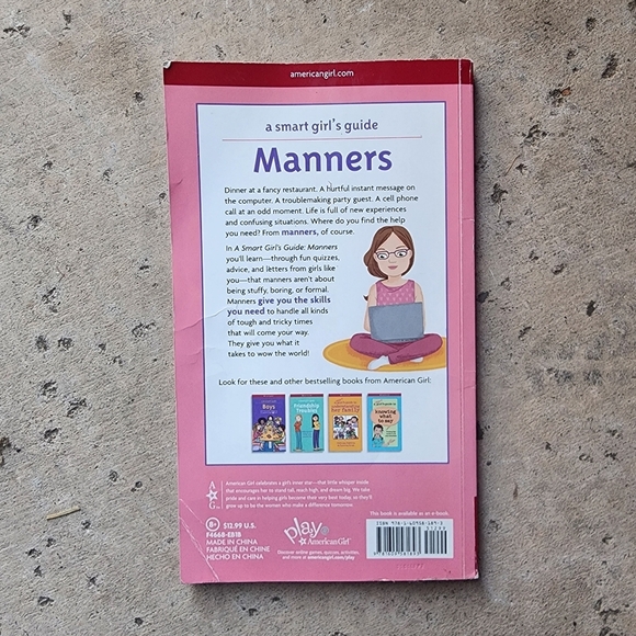 American Girl A Smart Girl's Guide Manners Paperback Book - Picture 3 of 12